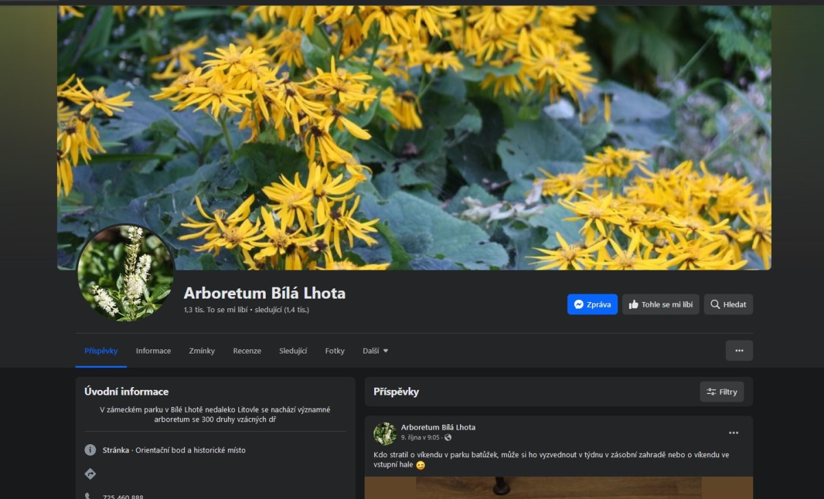 Facebook arboreta