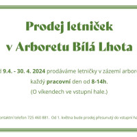 PRODEJ LETNIČEK